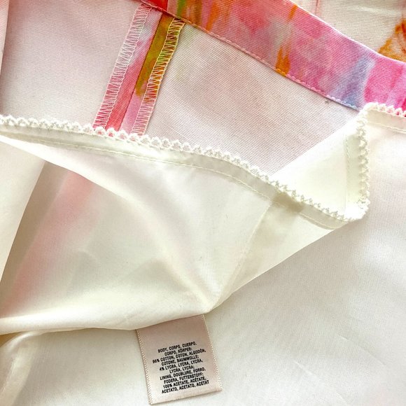 Anthropologie Claire Desjardins Watercolour Painter's Palette Skirt Size 6 - Picture 7 of 7